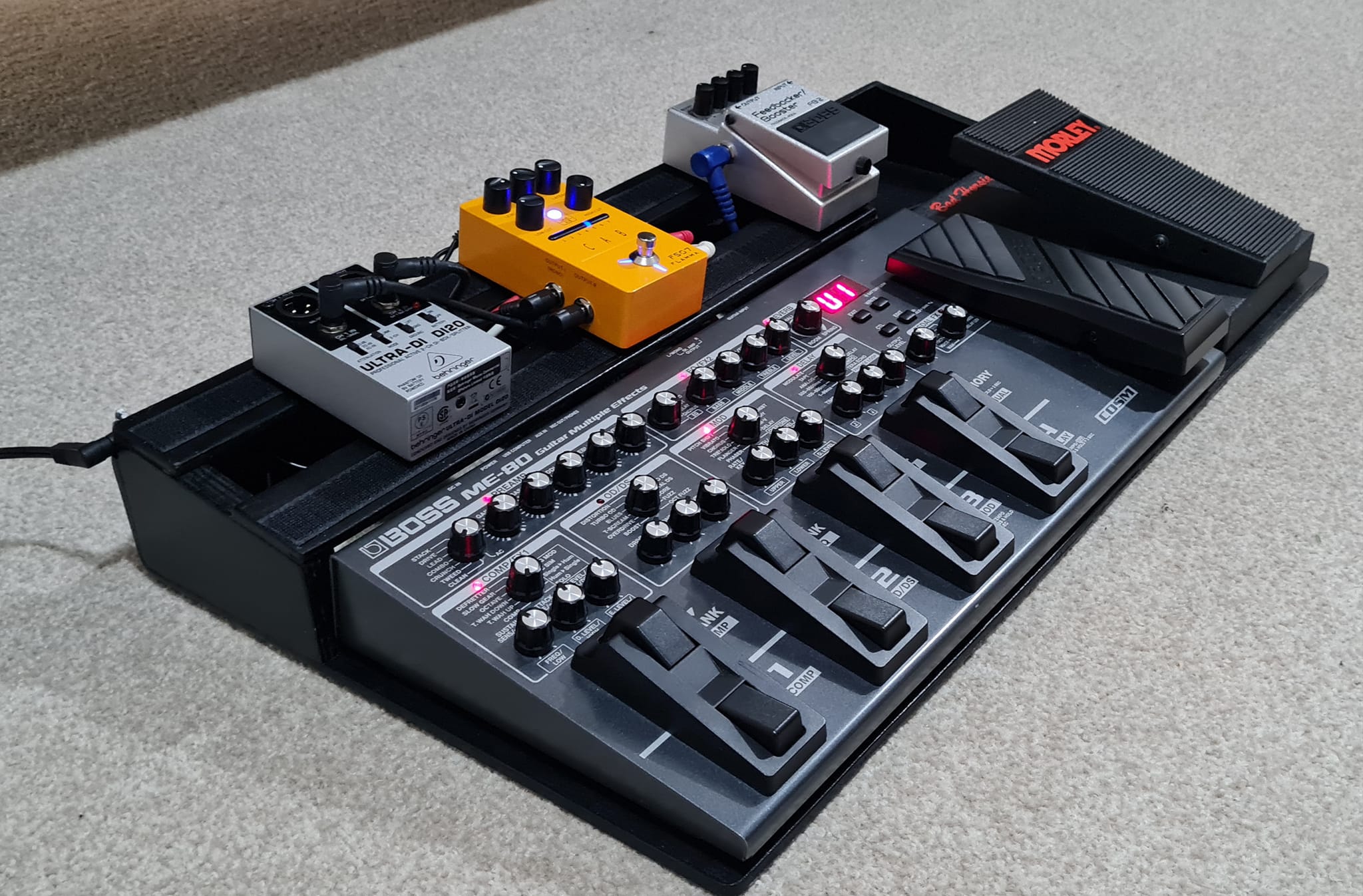 Simplifying pedalboard with Boss ME-80 and Kemper Stage