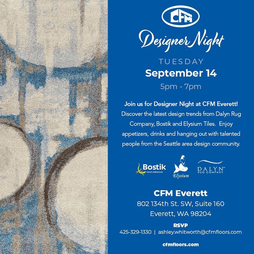 CFM Floors (Contract Furnishings Mart) - Please join us for Designer ...