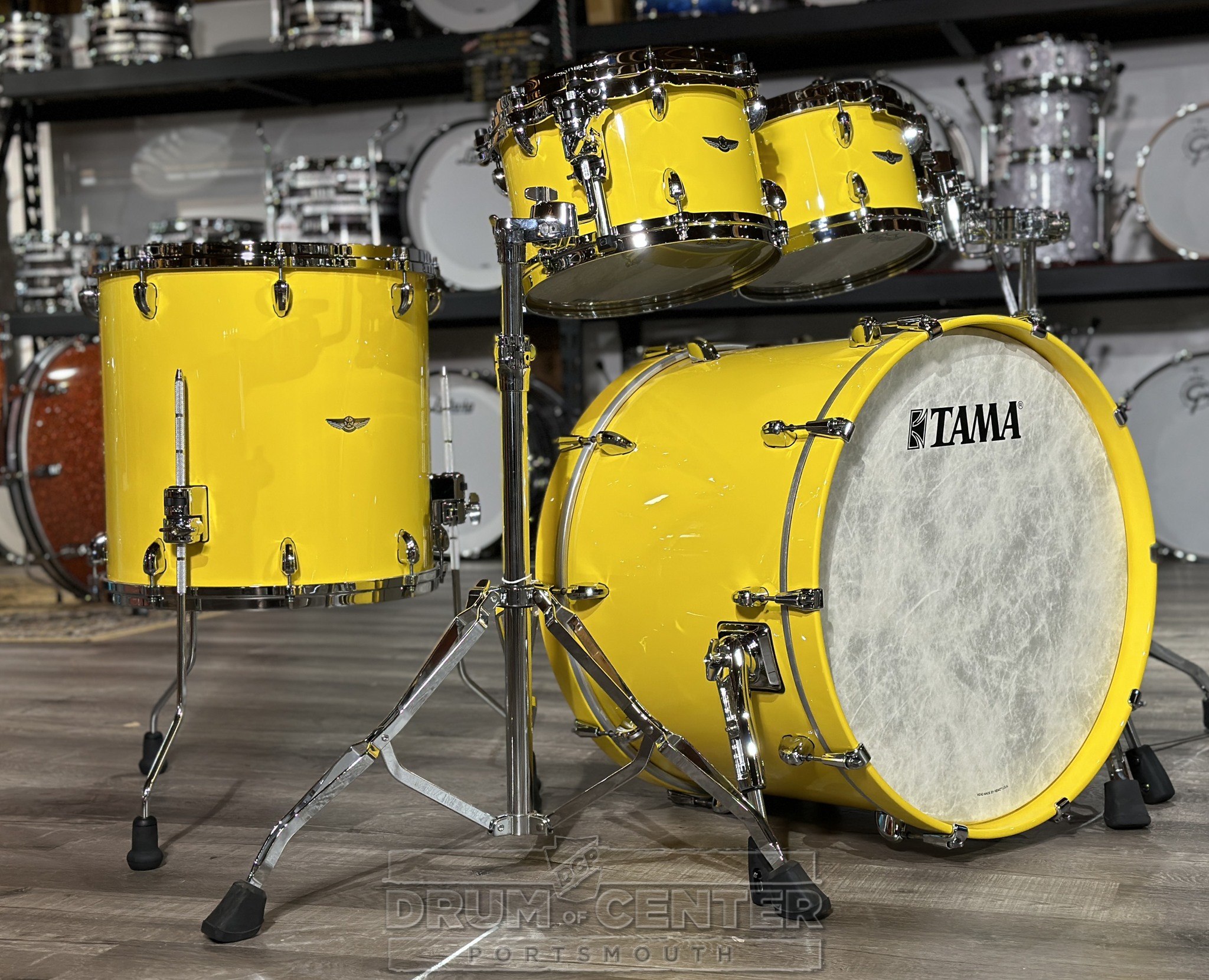 Vibrant Tama Star Walnut drum finishes