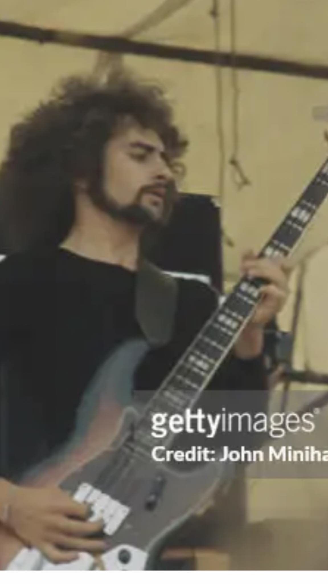 Mel Schacher of Grand Funk Railroad playing a Fender Jazz Bass in 1970