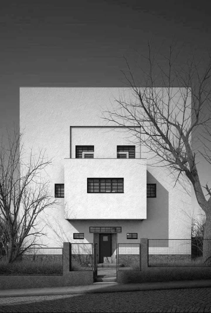 The Moller House in Vienna, designed by Adolf Loos and built