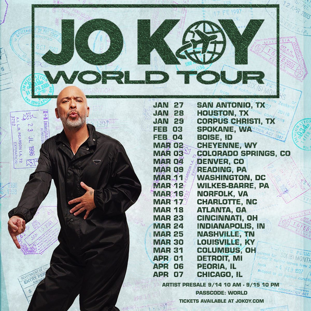 🚨JUST ANNOUNCED🚨 The Jo Koy Live tour has been scheduled for