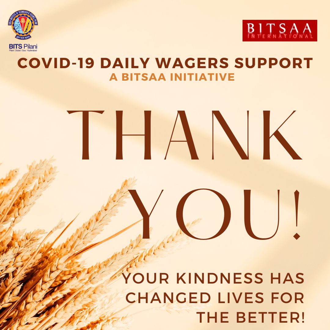 HEARTFELT GRATITUDE FOR YOUR... - Bitsaa International