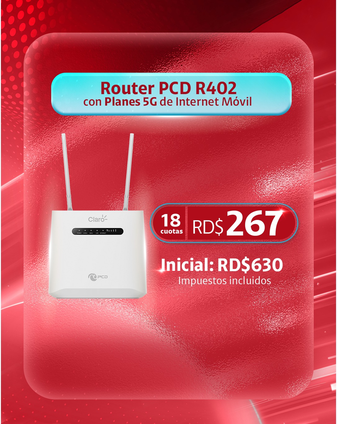 Claro RD - Con el Internet Móvil de Claro puedes conectar...
