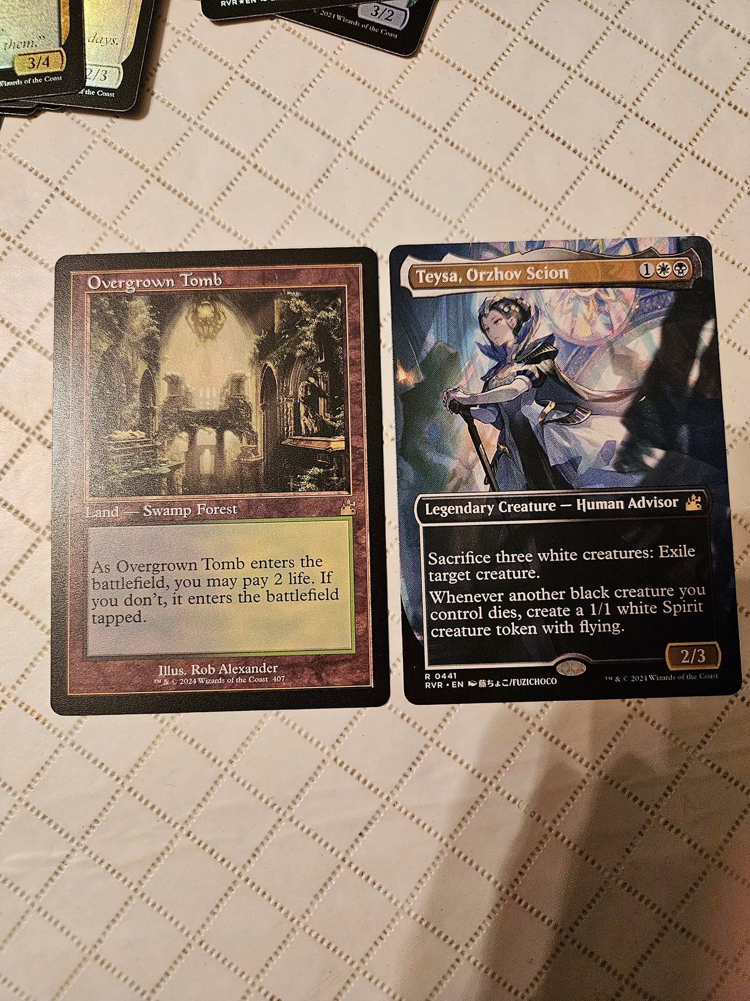 Ravnica Remastered pulls: 8 shocklands, 3 Teysas