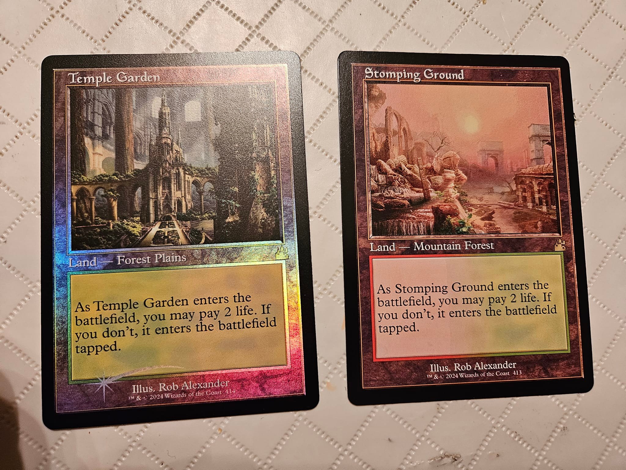 Ravnica Remastered pulls: 8 shocklands, 3 Teysas