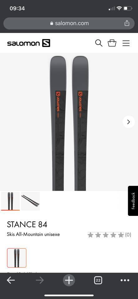 paire de ski salomon RS 7 w/ Prolink Access The S/RACE JR M from Salomon is the junior version of an adult piste ski Skis Salomon Salomon Taille 36
