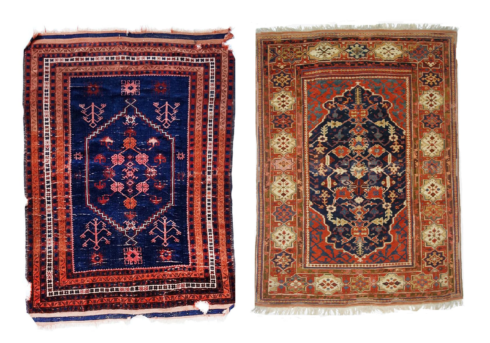 Timurid-inspired geometric pattern with floral motifs