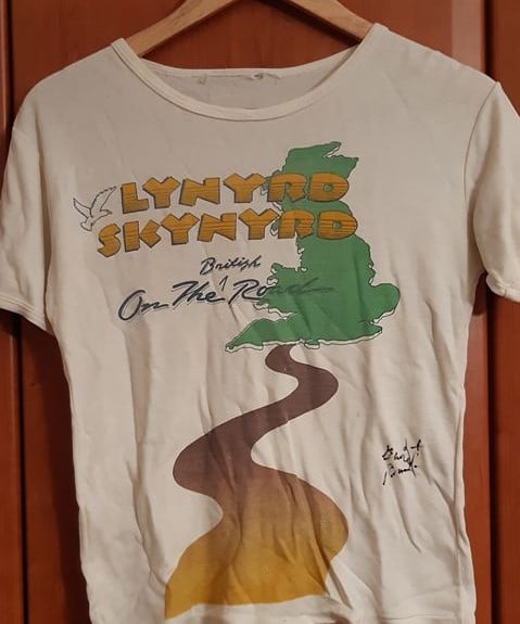 Lynyrd Skynyrd backstage pass from 1977 UK tour