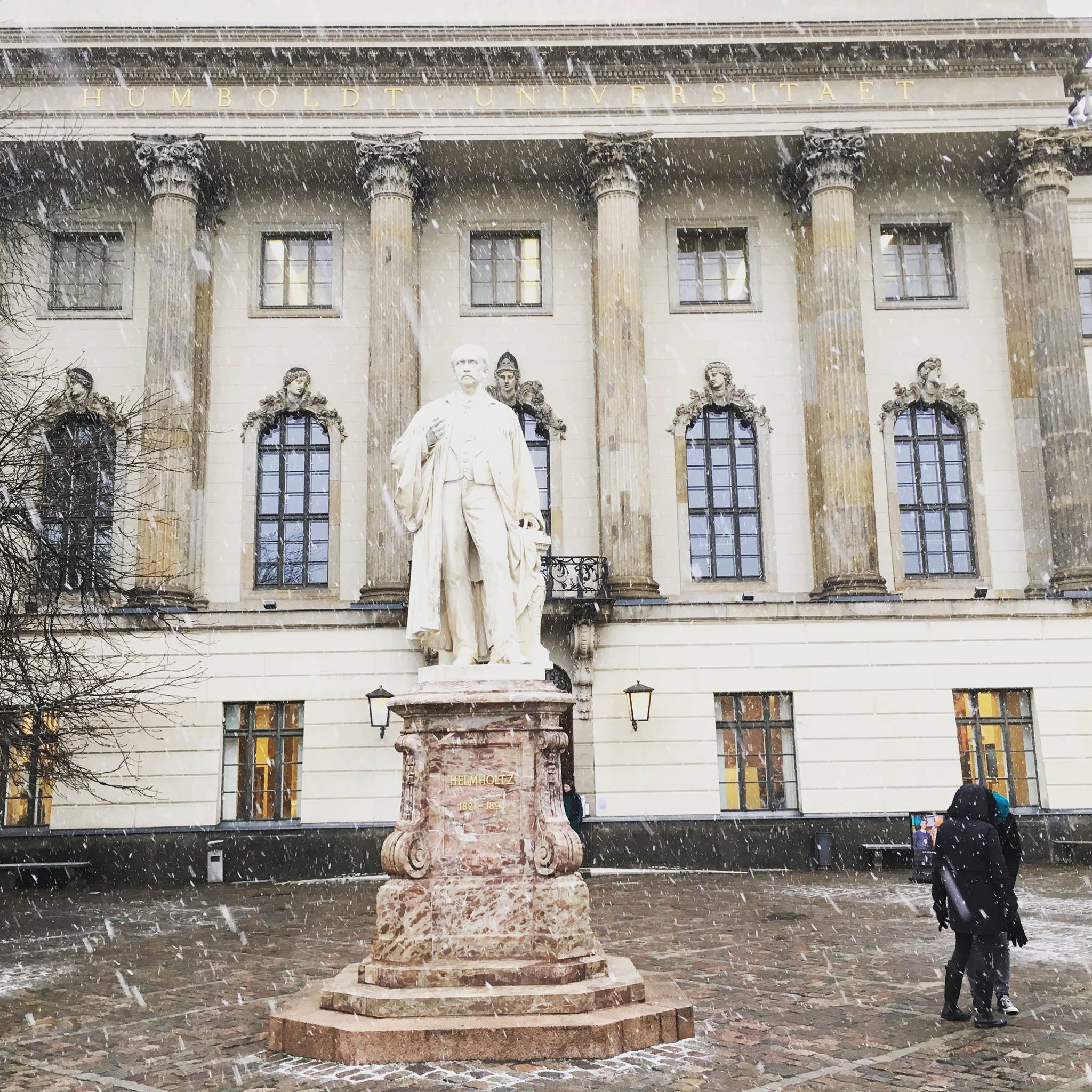 Schnee An Der Hu Schneit Es Bei Euch Humboldt Universitat Zu