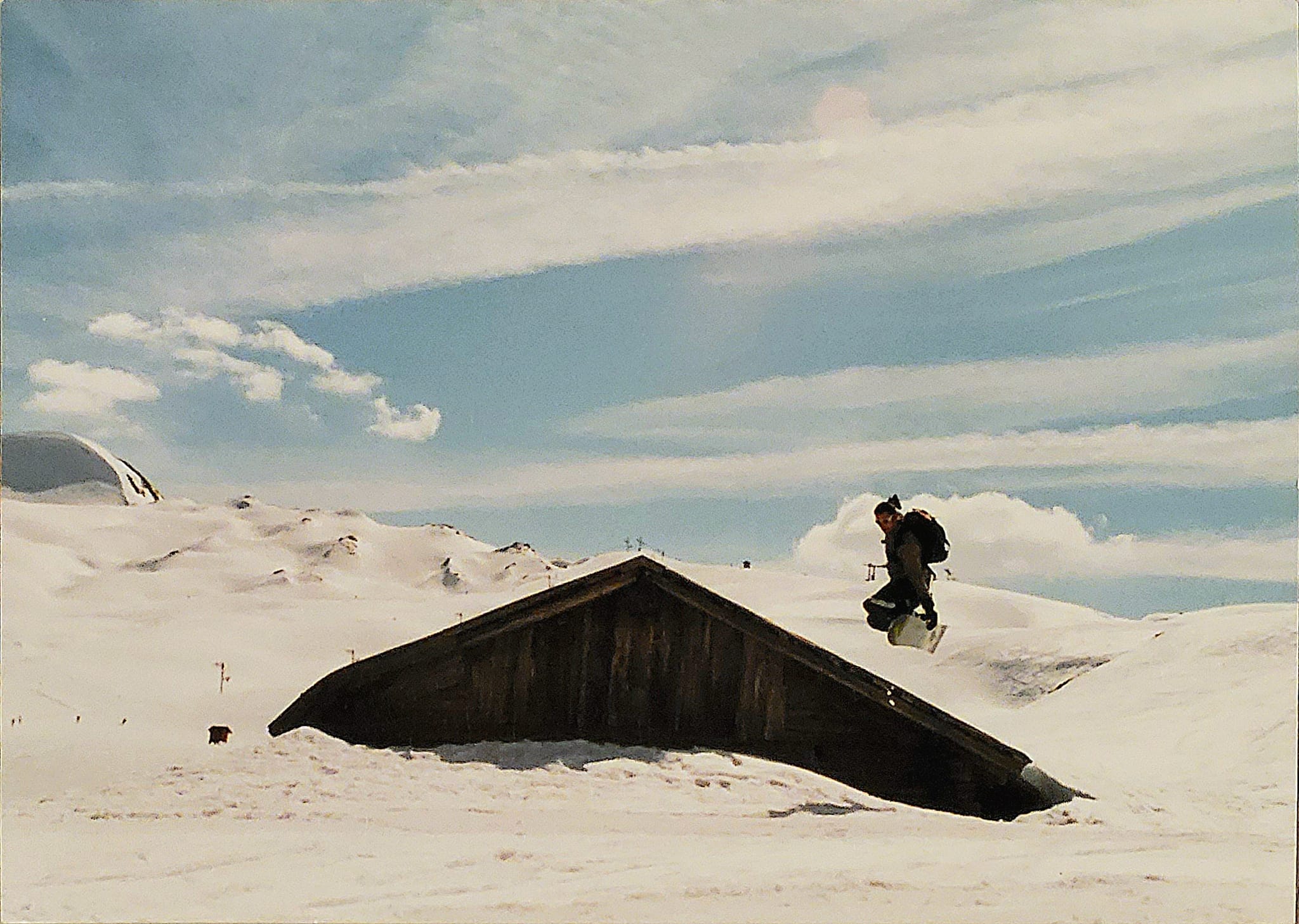 Chamonix 1997. Burton Custom 159.