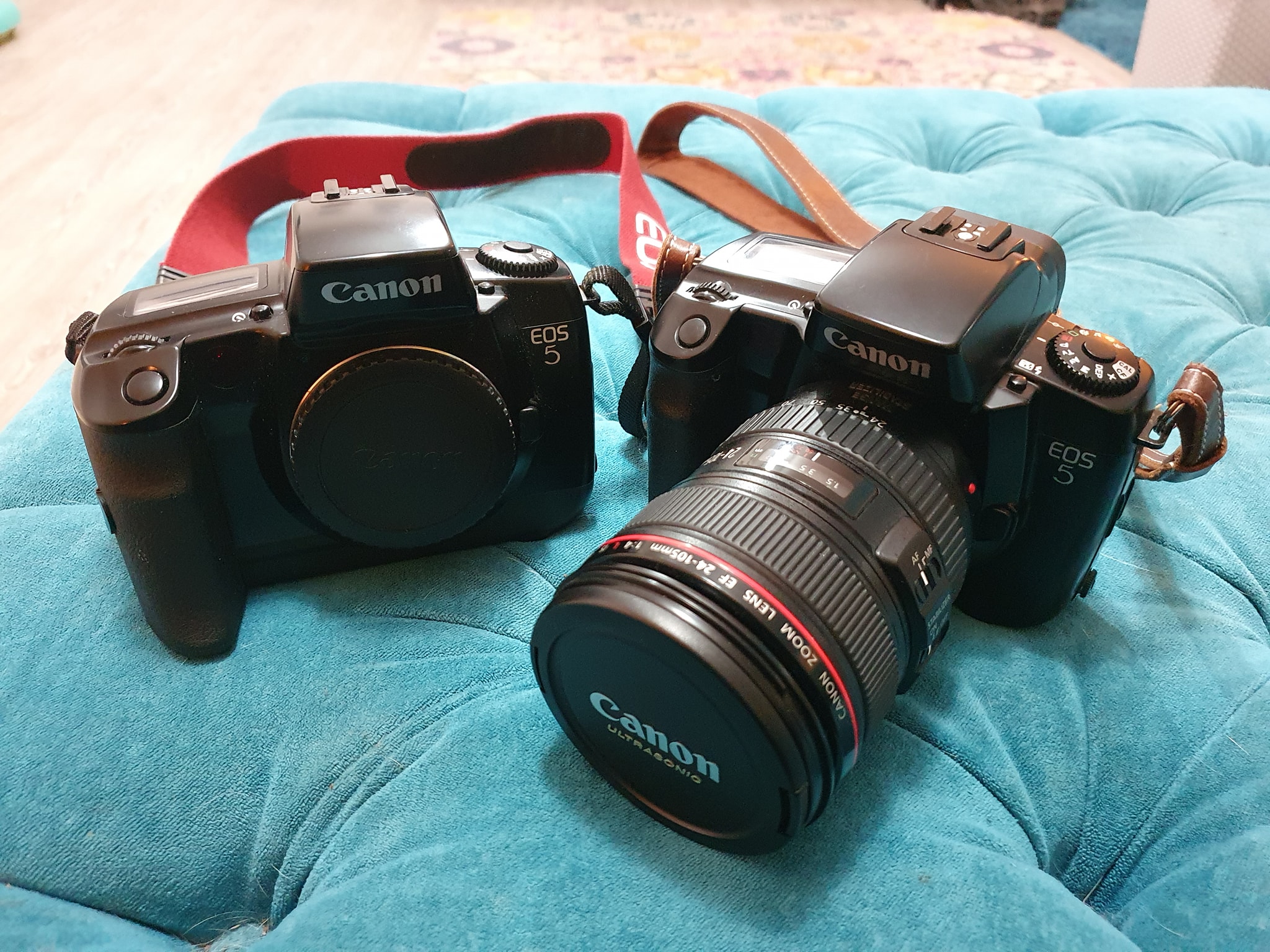 Just had my spare EOS5 delivered, have the 24-105 f4 L and a 50 