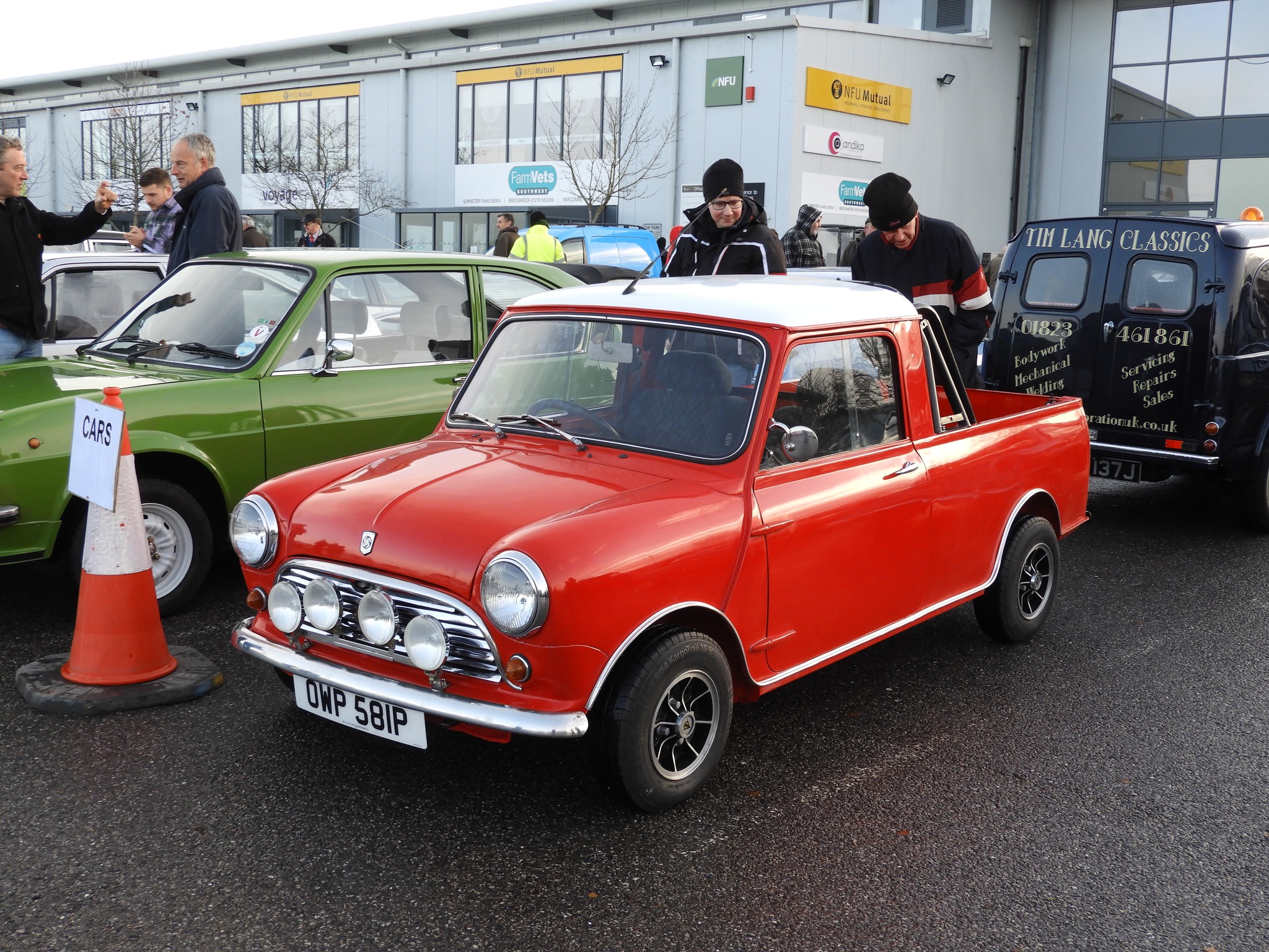 1976 Leyland Mini Pick Up. Powered by a 848cc engine. Not everyday