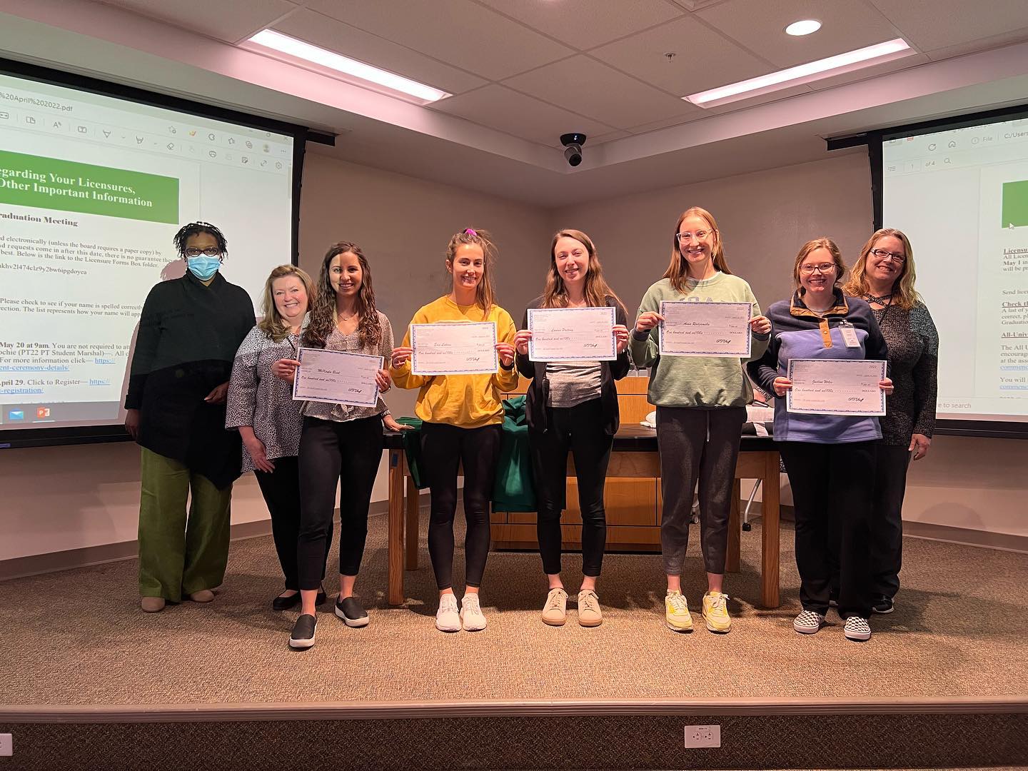 Today WUPT Staff surprised 5 members of #wupt22 with awards from PT ...