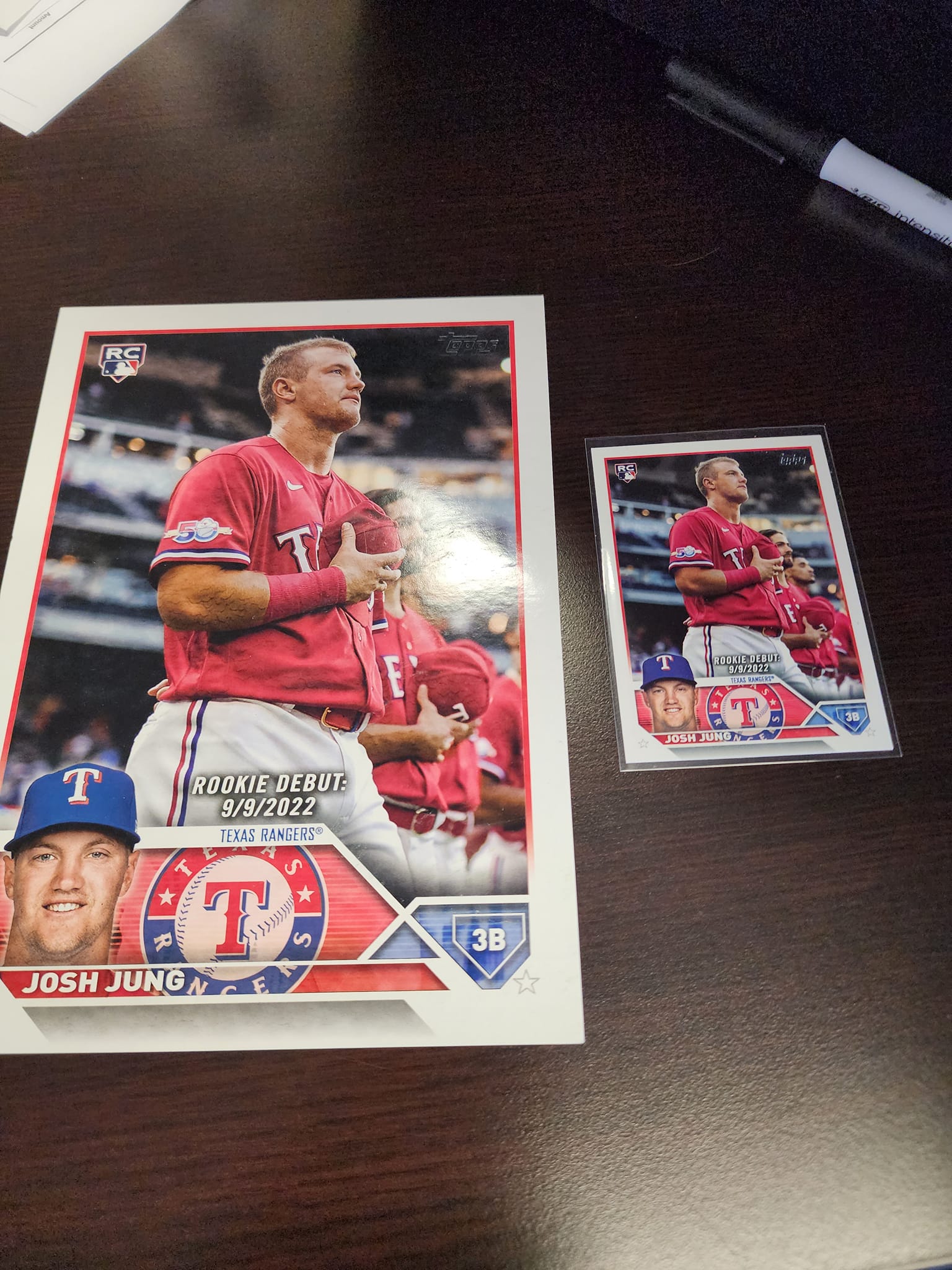 topps oversized card sleeve A'class and premium sports collectibles Ultra Pro Toploaders Thick Card