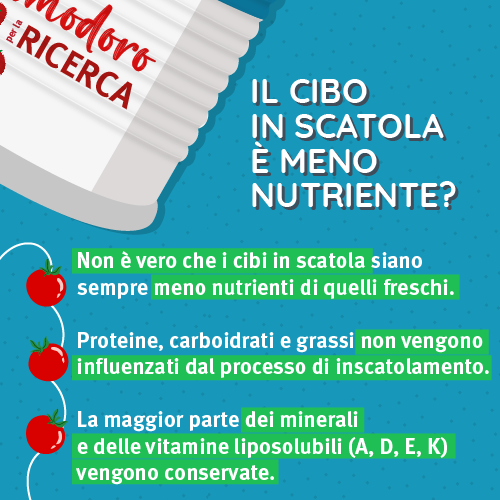 Fondazione - Spesso si pensa che i cibi in scatola siano meno nutrienti ...
