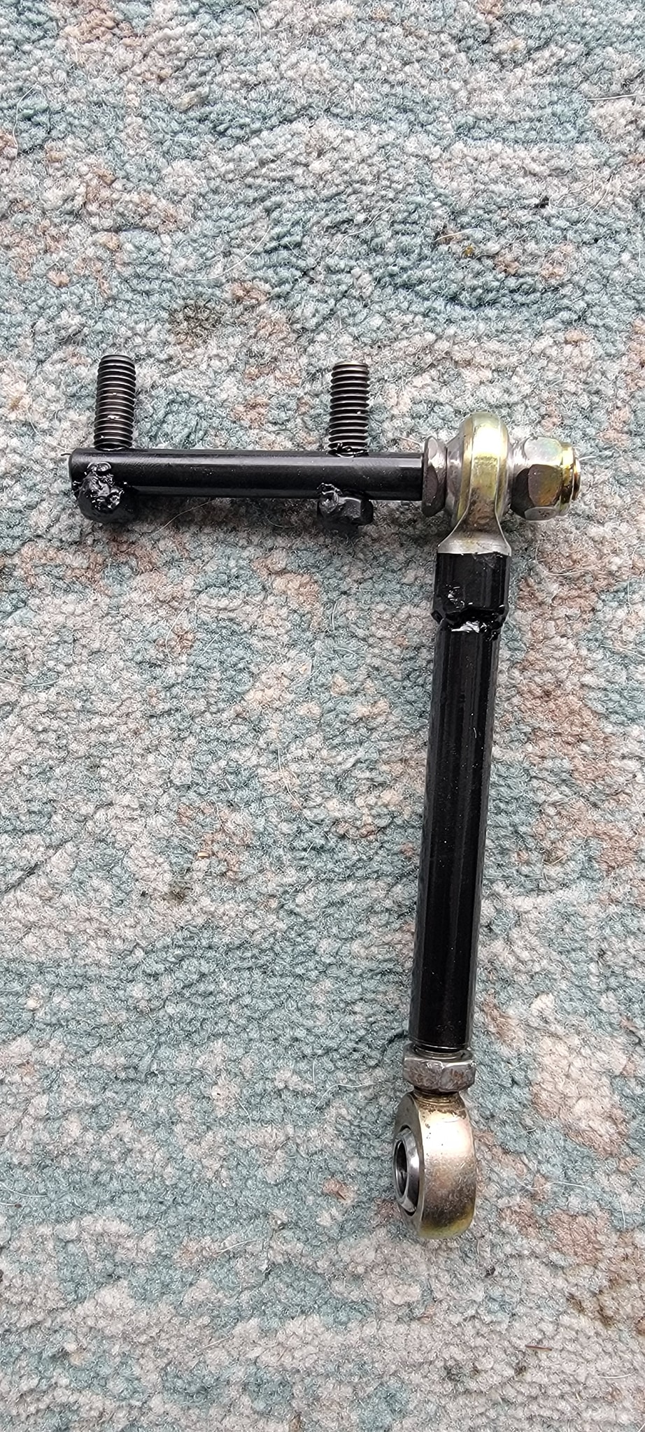 Universal 2-1/2 Booster Pedal Rod Extension Clevis Rod 3/8-24 Threaded Eyelet | Vintage Part
