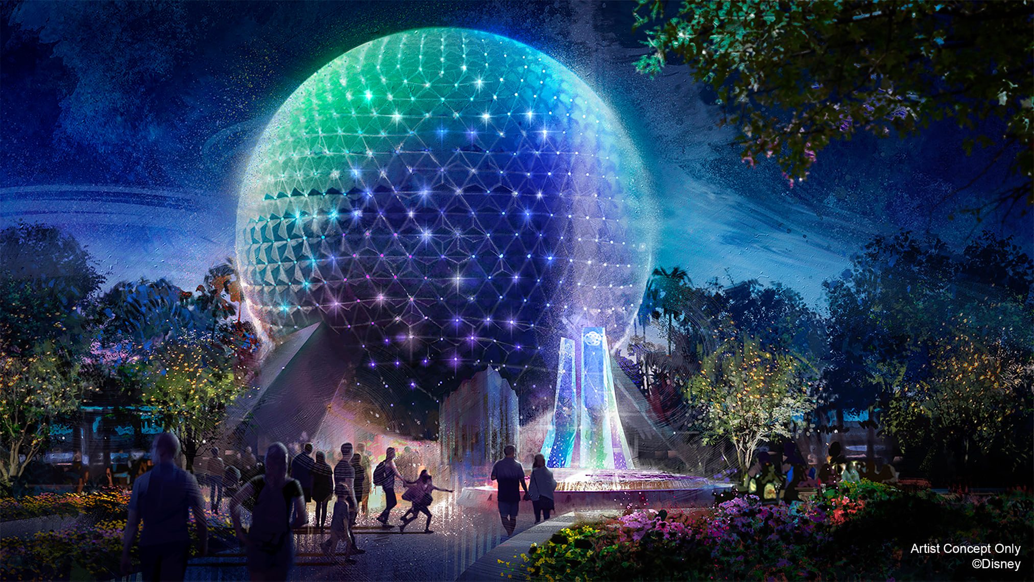 INTERCOT - Concept art for the 50th Anniversary of Walt...