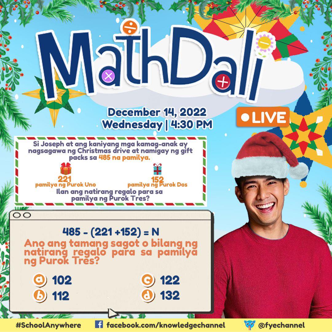 It’s the season of giving! 🎁 Samahan... - Knowledge Channel