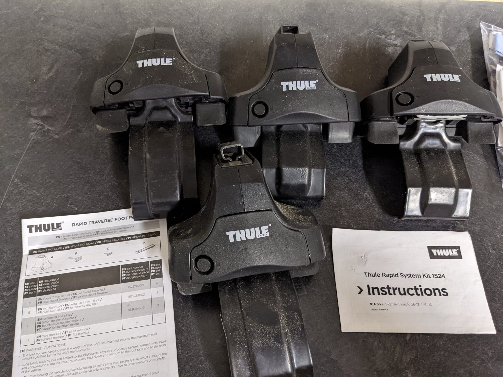 Free Thule Rapid Traverse foot pack for pickup in Mink Shoals