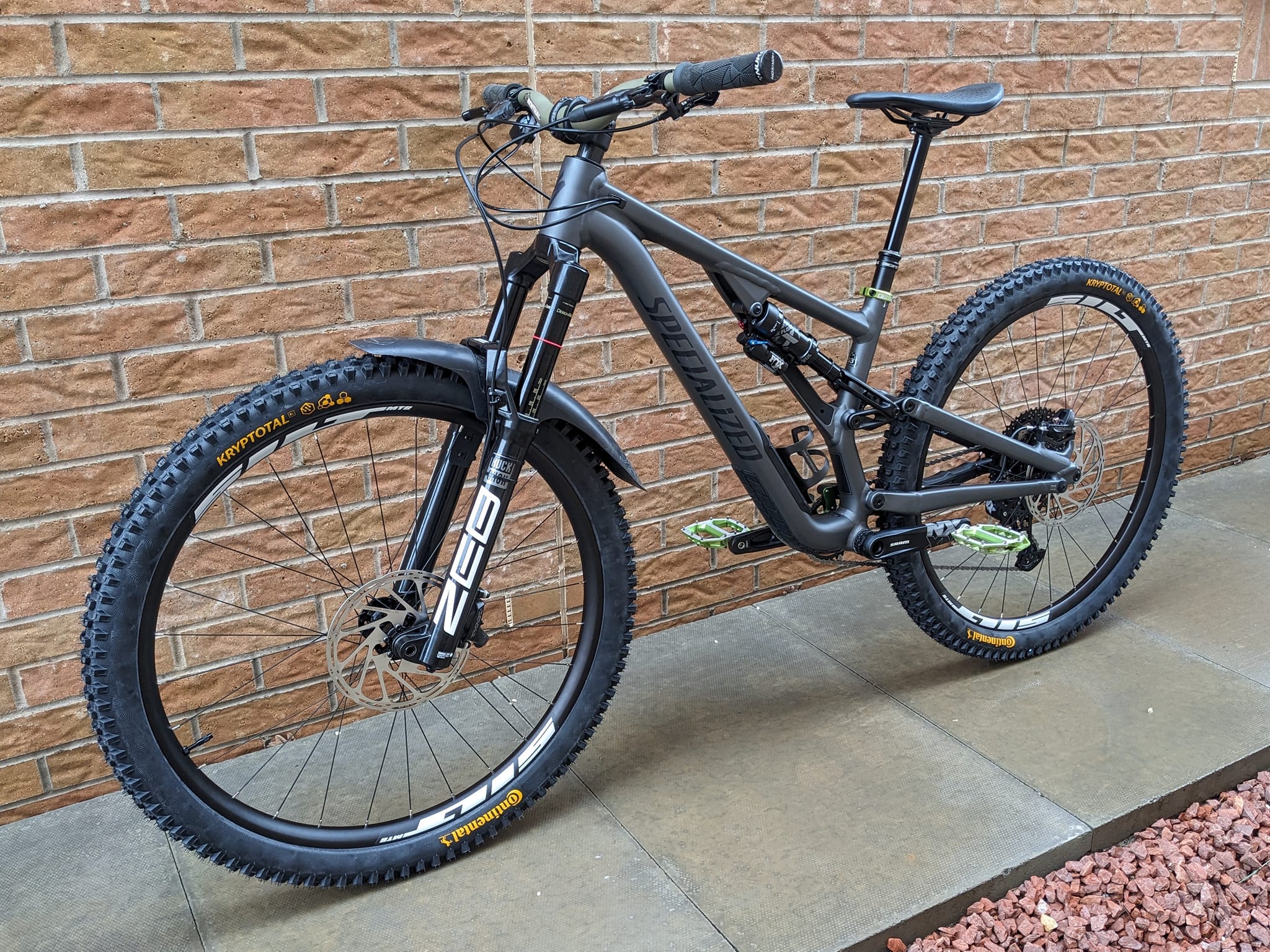 Specialized Stumpjumper Evo brake and wheel upgrades