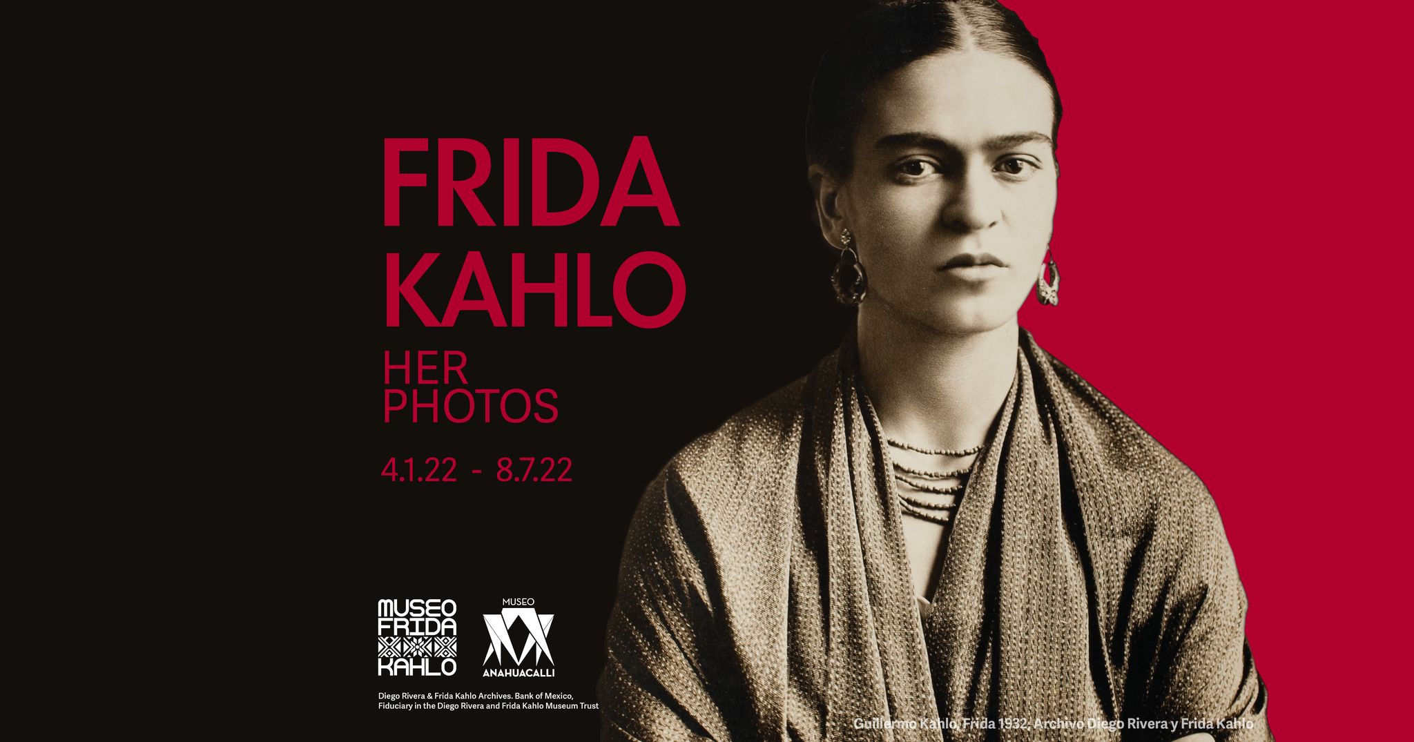 National - Frida Kahlo, Her Photos opens on Friday, April 1st at the ...