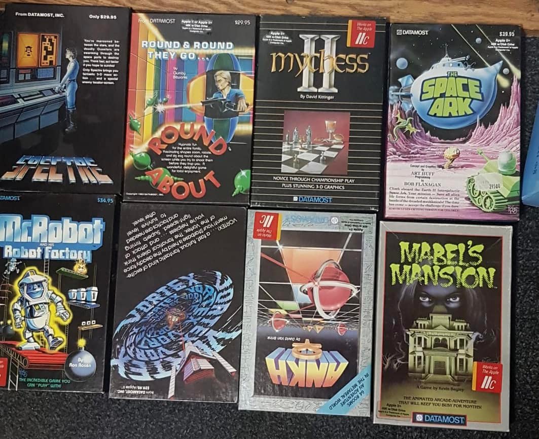 【未開封】Apple II ルーカスフィルム 最初期ゲーム2本セット｜アイドロン New Apple II games in 70's style packaging