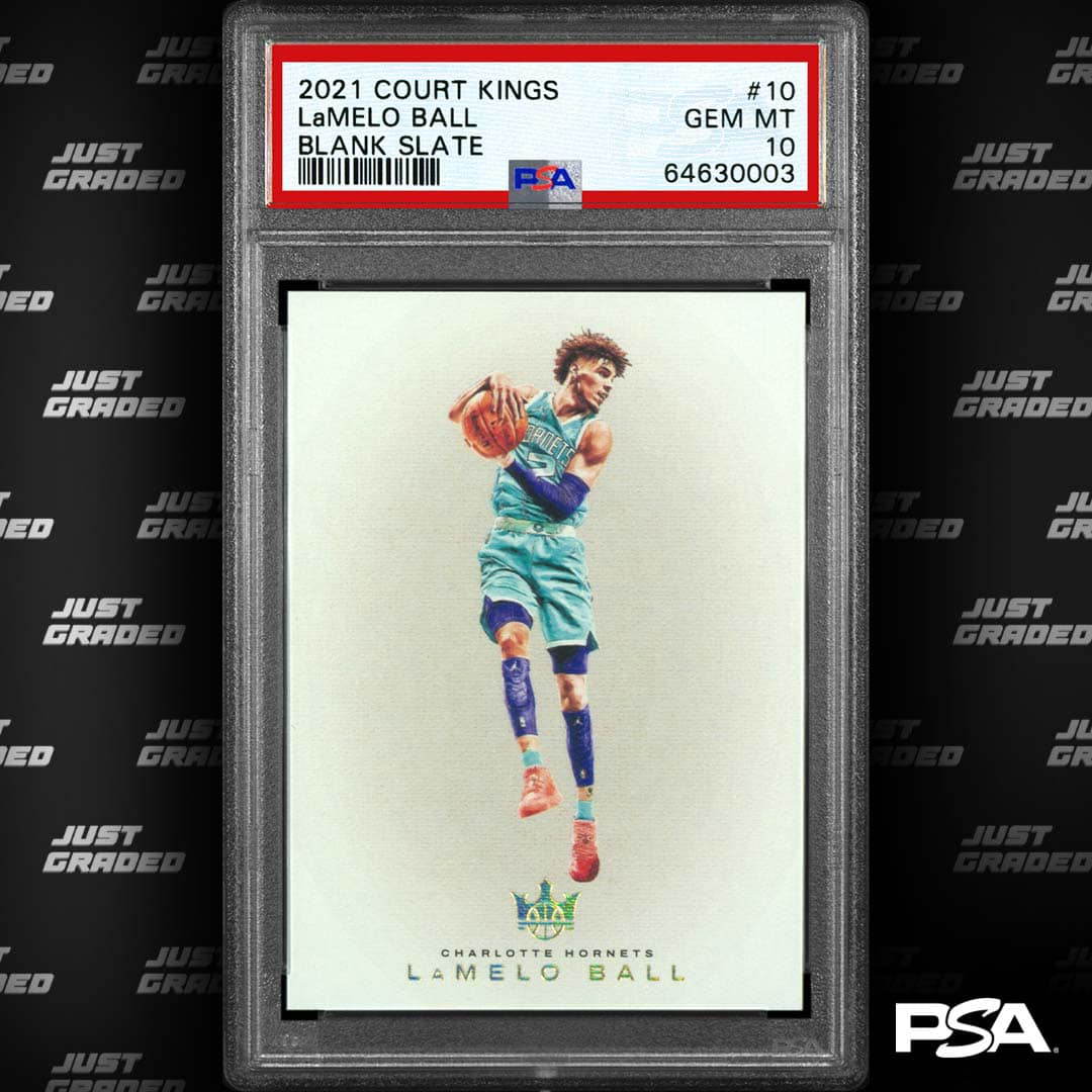 This Gem Mint 10 LaMelo Ball is a great example of the Court Kings