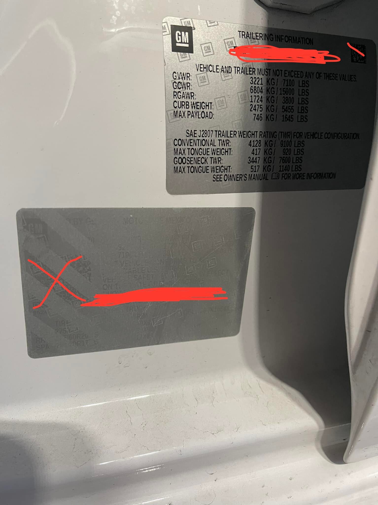 GMC Sierra Nation | I was trying to find my RPO code sticker, so I ...