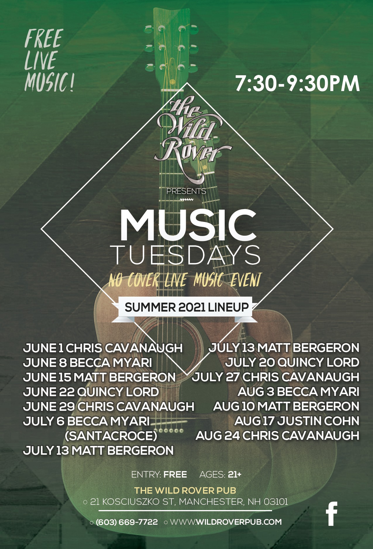 The Wild Rover - The Wild Rovers Summer 2021 lineup is...