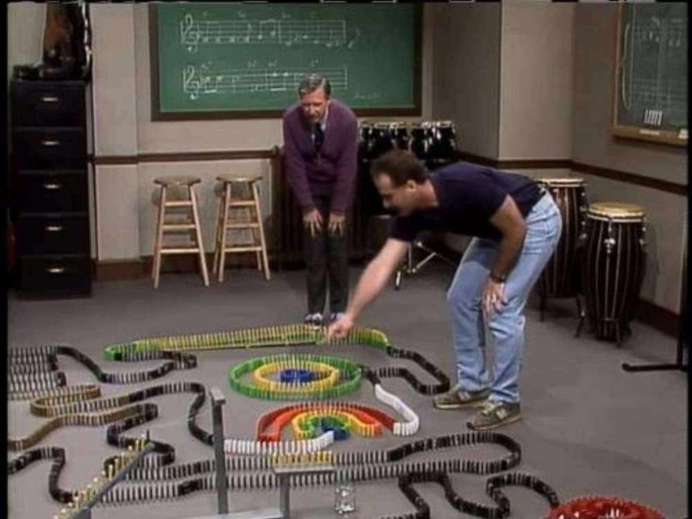 Mister Rogers' Neighborhood - Mister Rogers visits with Bob Speca as he ...