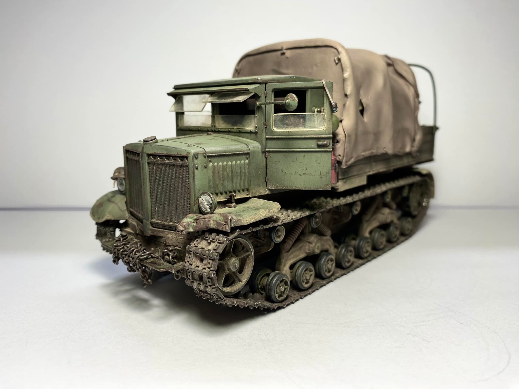 Trumpeter 1/72 Soviet Voroshilovets Tractor **completed** (by Mümtaz Yı