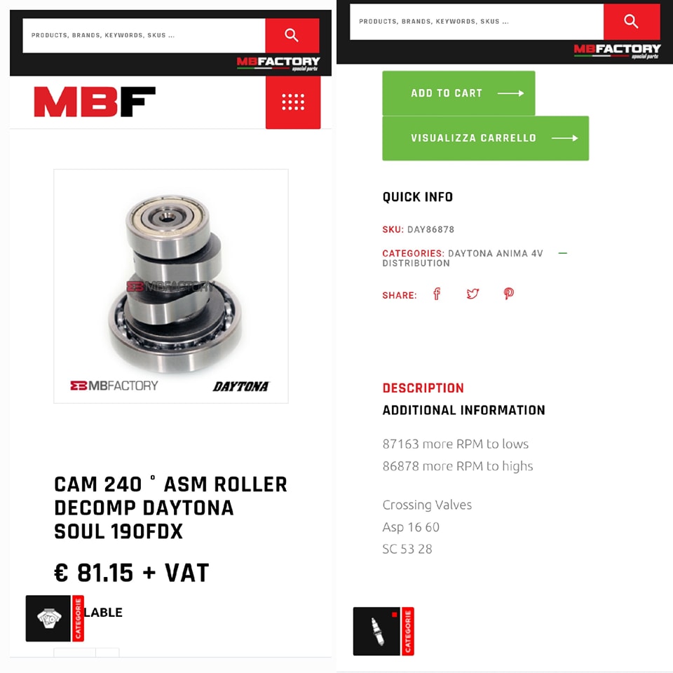 Performance cam recommendations for ZS190 2V engine