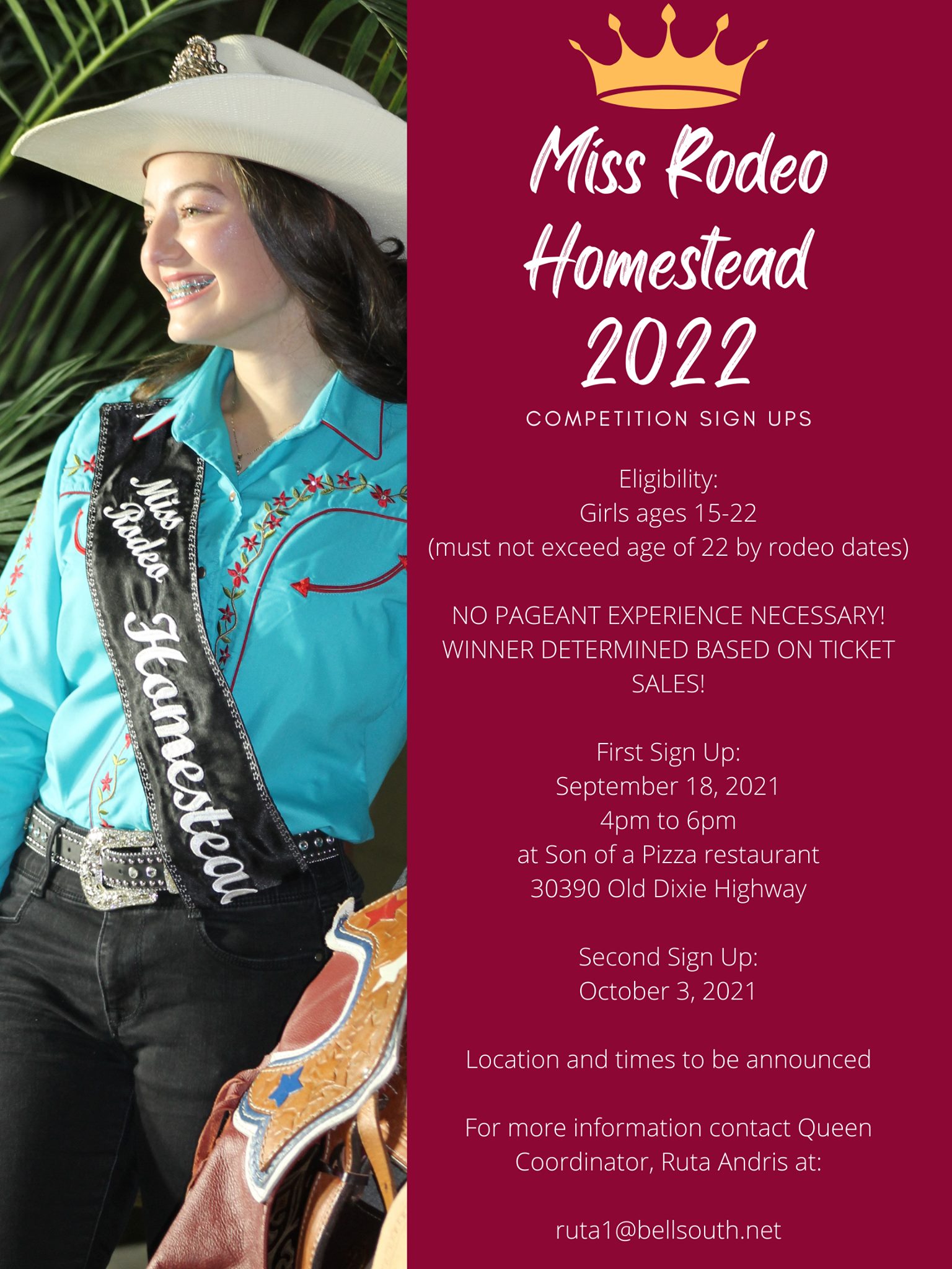 Homestead Rodeo - The 2022 Miss Rodeo Homestead competition is coming ...