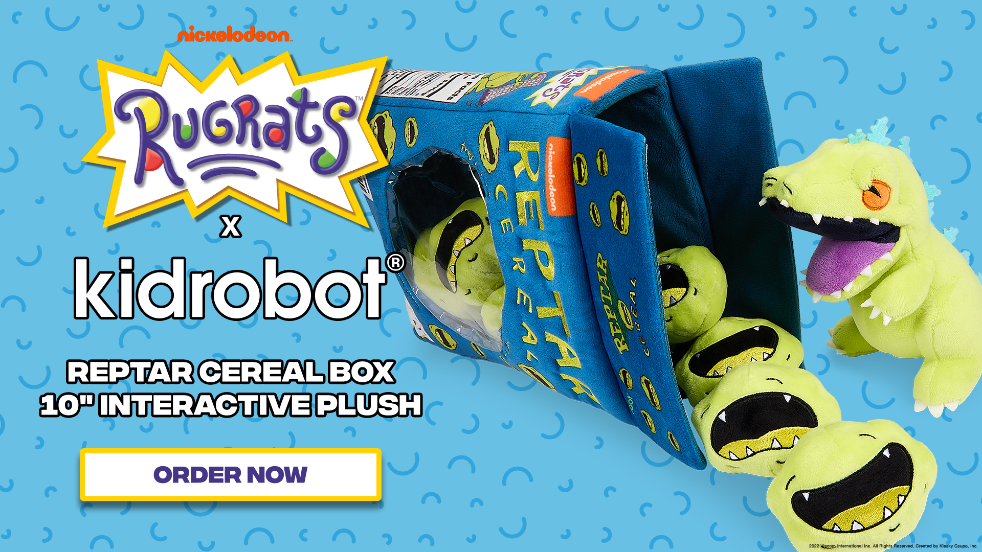 Kidrobot - 🦖 Roar! The Rugrats Plush Interactive Reptar... | Facebook