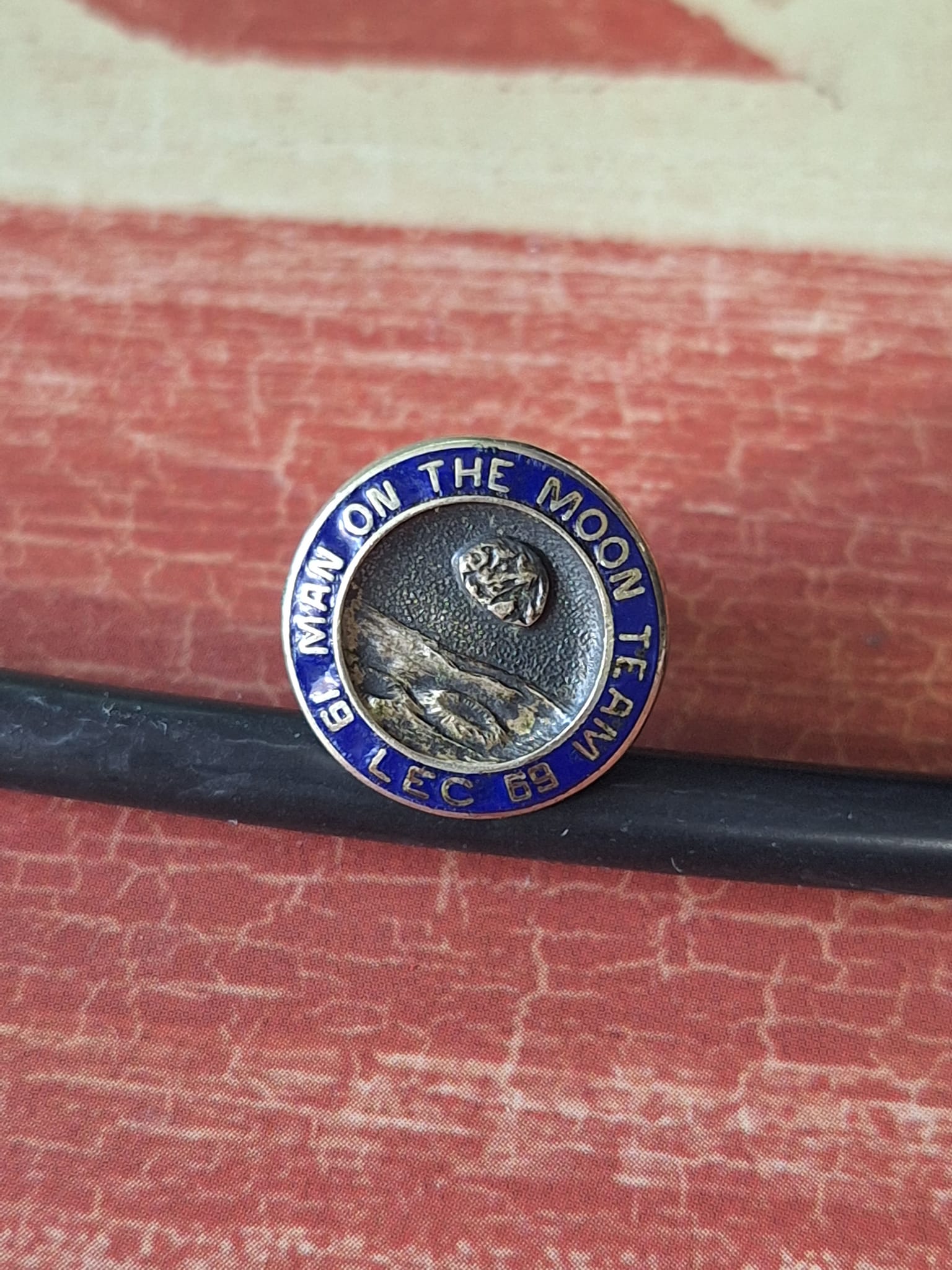 Vintage NASA tie tack from retired Lockheed engineer estate sale