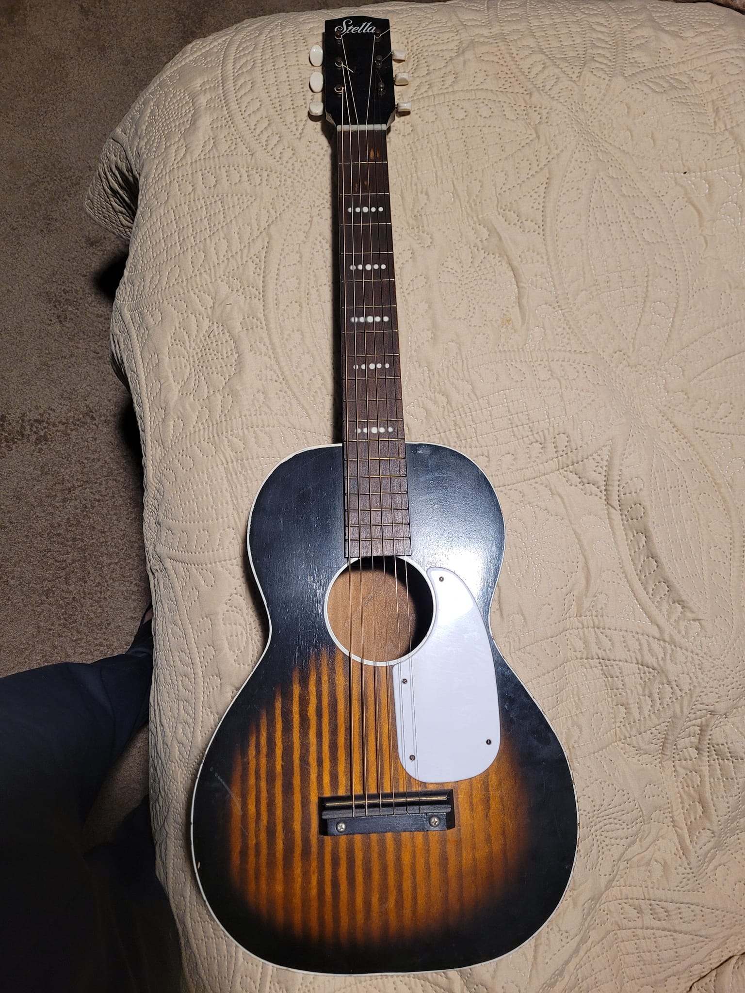 What is the value of a 1965 Stella acoustic guitar?