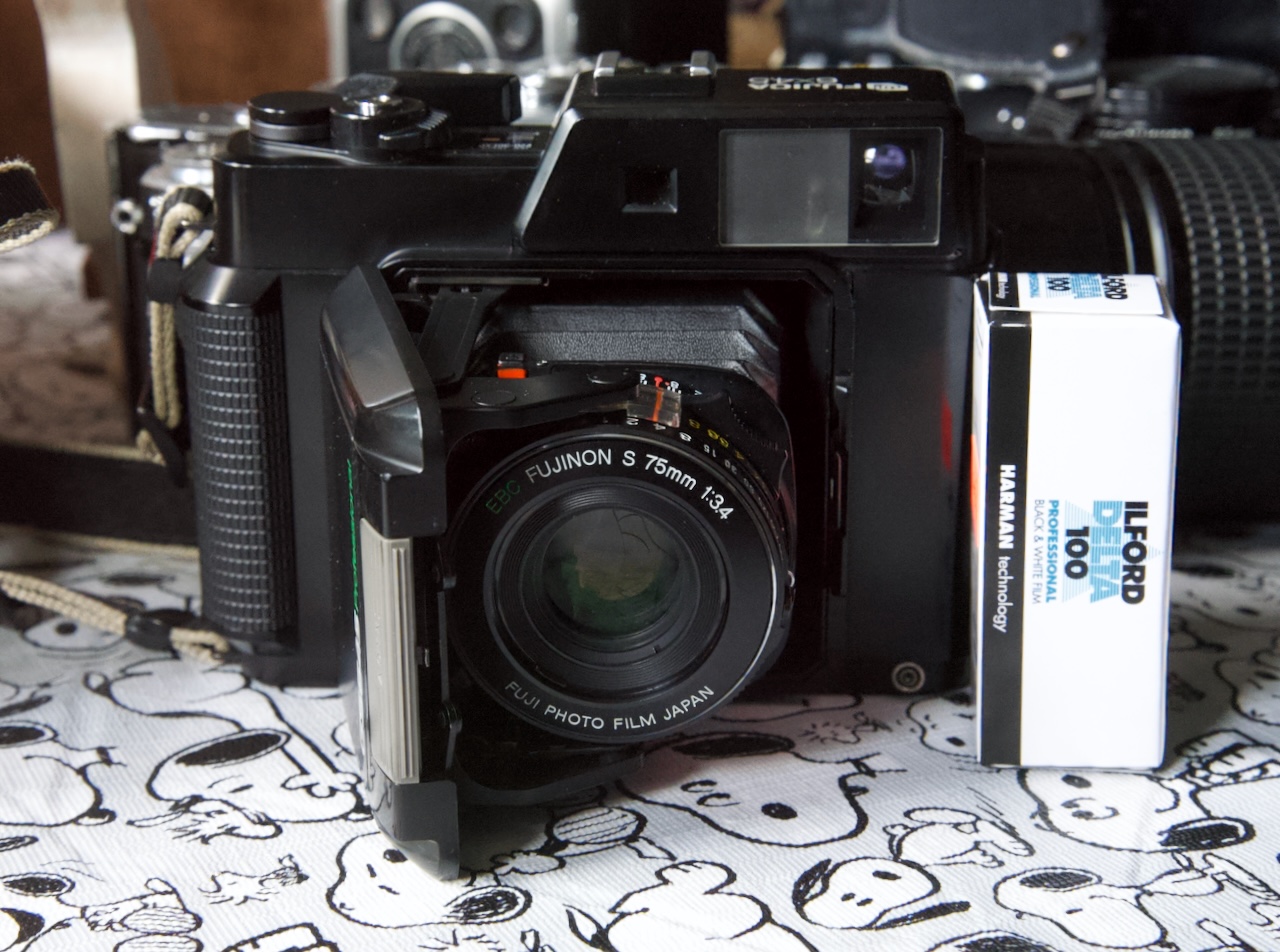 Restored Fuji GS645 Pro rangefinder camera