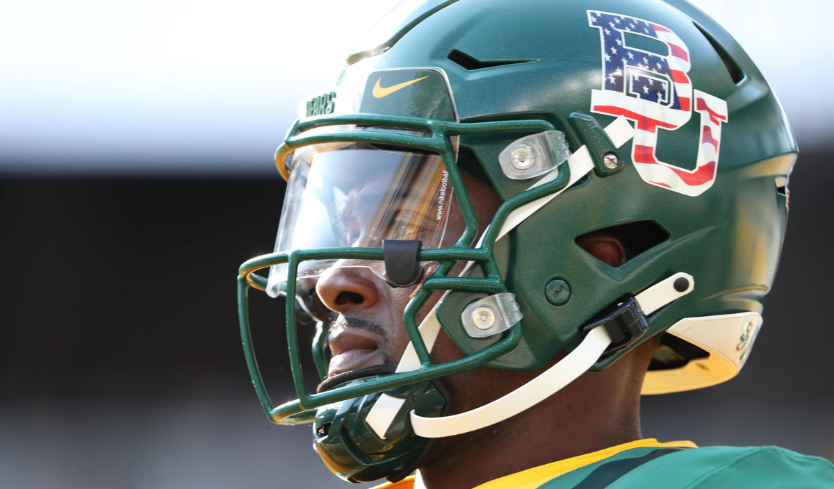 baylor football helmet area code numbers Baylor Athletics, football discuss the