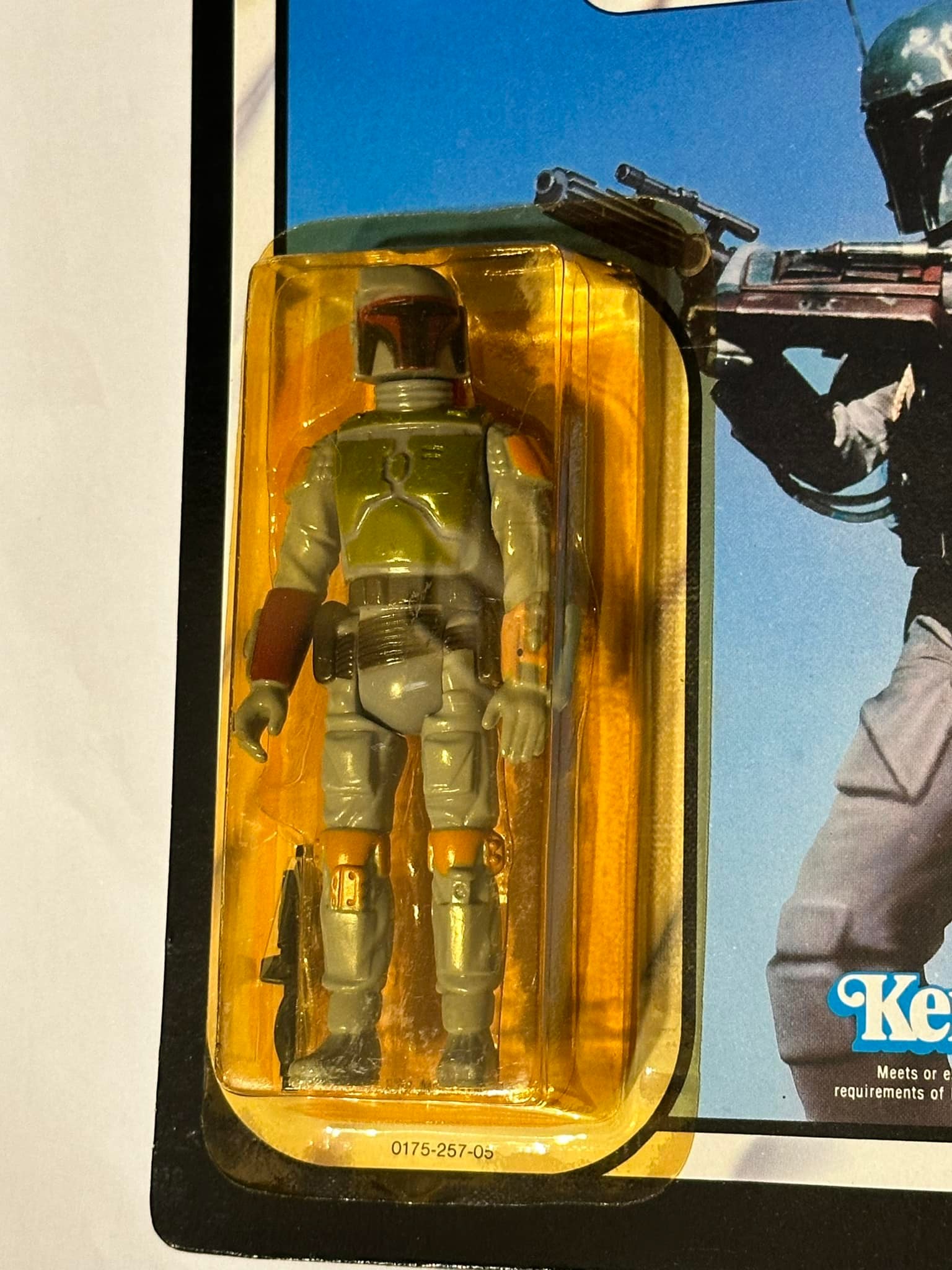 Stunning ROTJ 77 back Boba Fett Moc, with UNPUNCHED card The card 