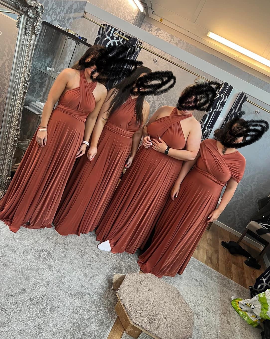 Where to find copper bridesmaid dresses?