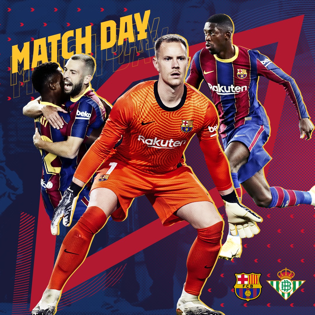 Fc Barcelona Matchday Real Betis Balompie Laliga Facebook