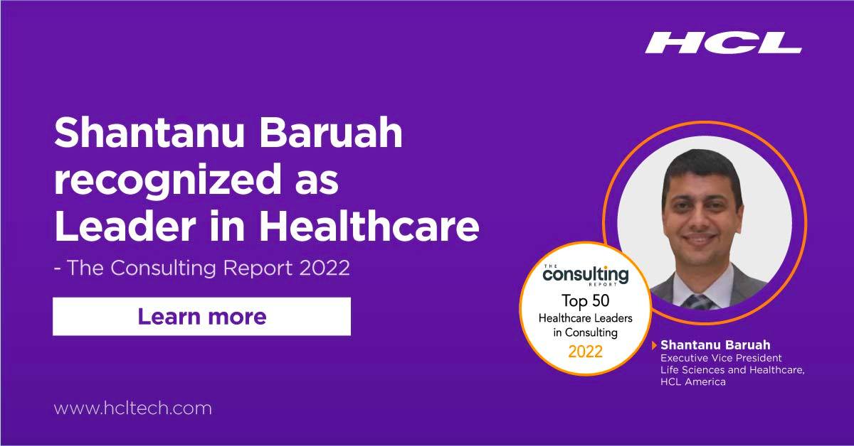 HCLTech - We are pleased to share that Shantanu Baruah has been ...