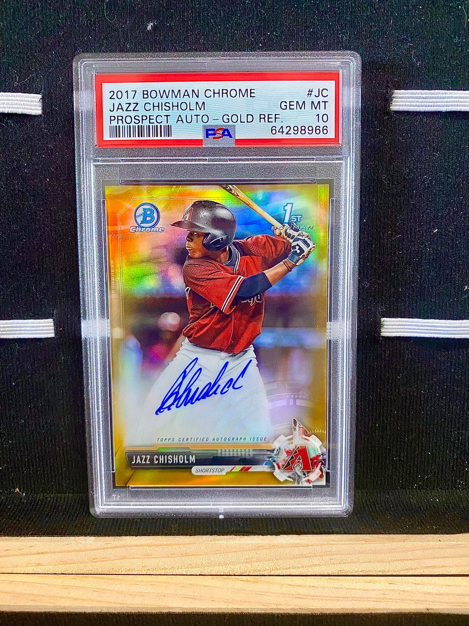 Finding rare Jazz Chisholm Jr 2023 Chrome card after a year of 