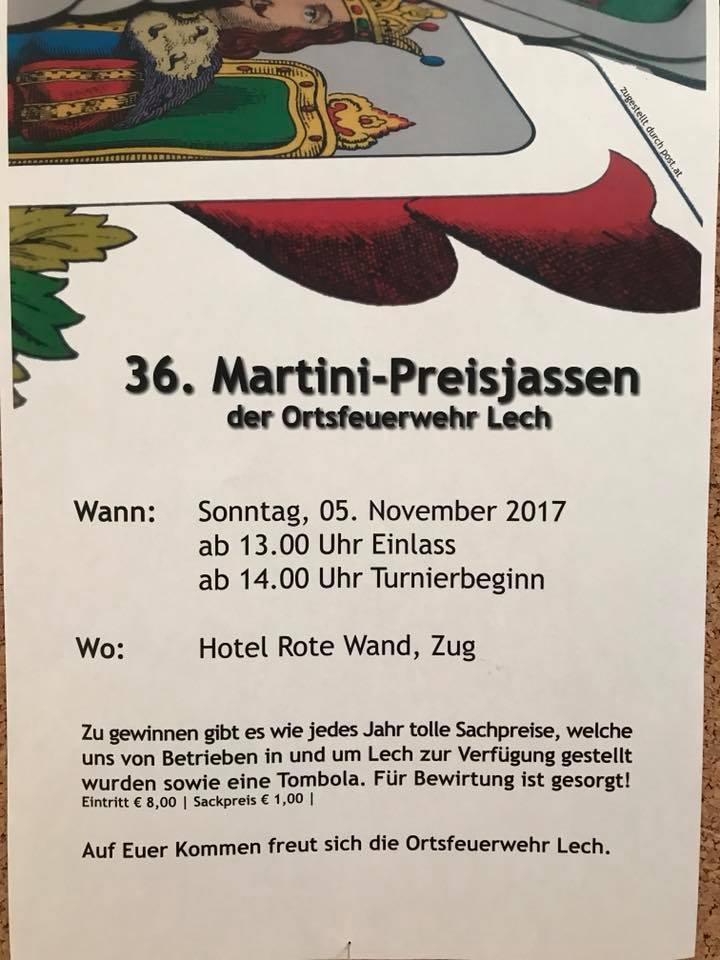 Freuen Uns Mit Der Feuerwehr Lech Auf Walch S Rote Wand