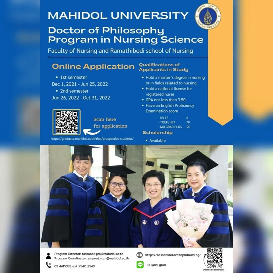 Mahidol University, Doctor of Philosophy Program in Nursing Science ...
