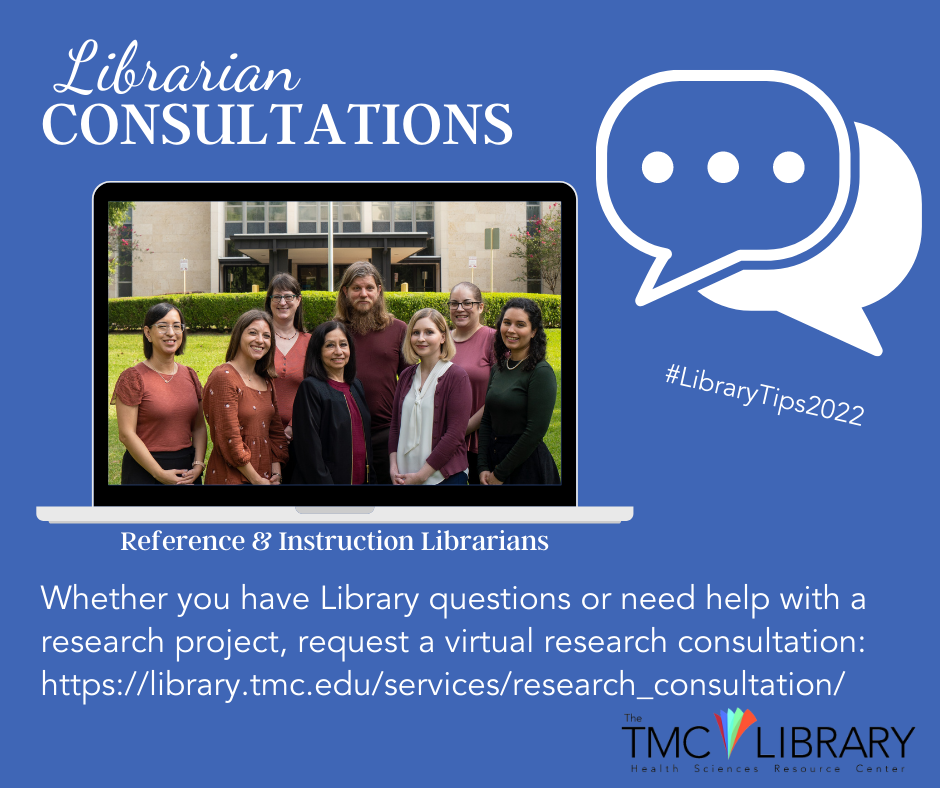 The TMC Library - You may have met the TMC Library's Research ...