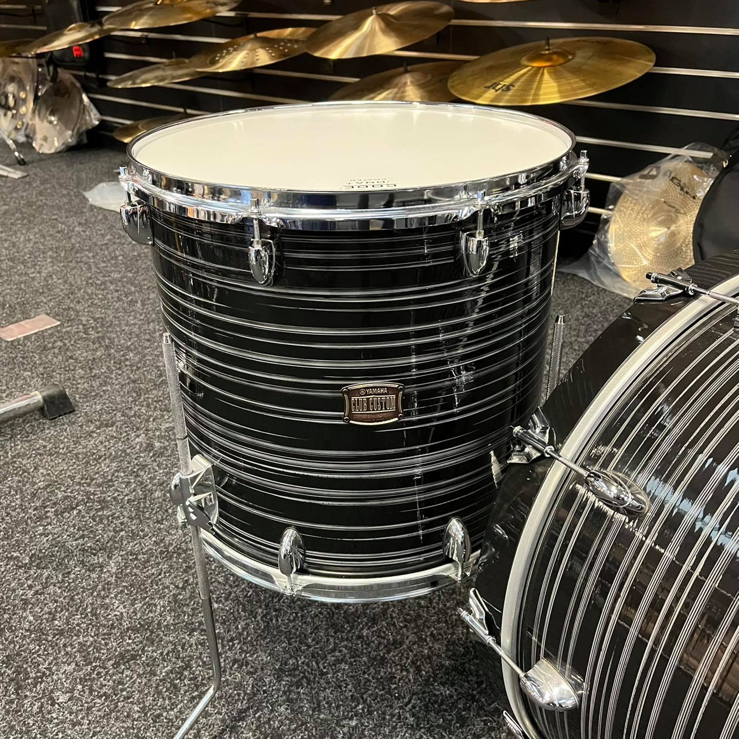 PRE-OWNED ALERT‼️- Yamaha Club Custom 3pc in Black Swirl JUST