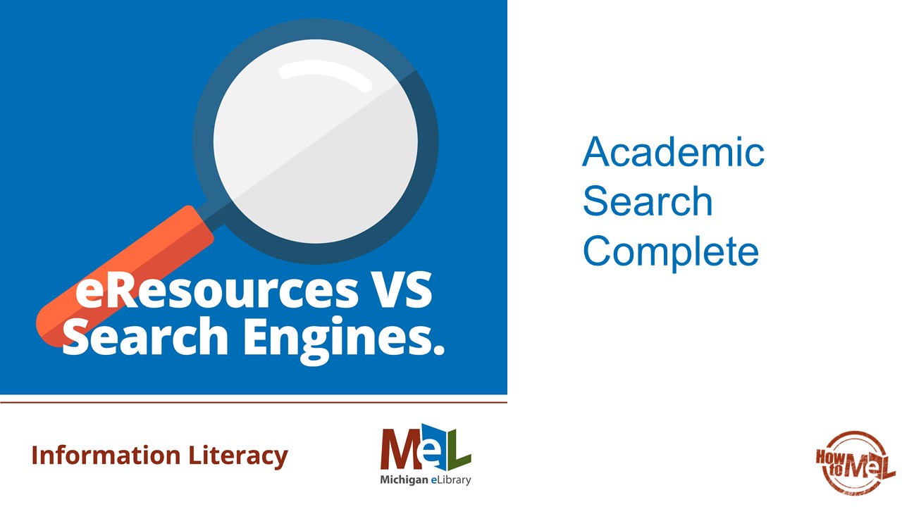 MeL.org: - Looking to do your own research on a particular topic ...