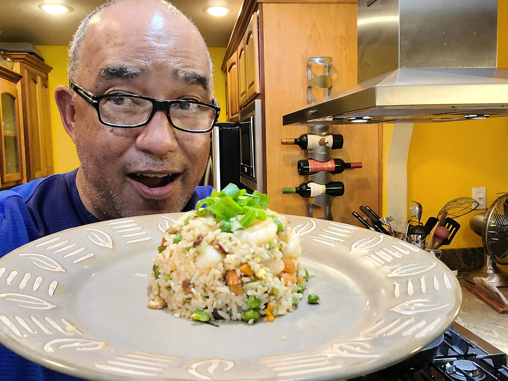 My new Shrimp Fried Rice recipe was... - Butch Charles Grimes